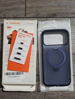 Torras Q3 Air 360 Spin Stand Case For iPhone 17 Pro Max 6.9", Magsafe